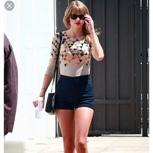 UO High waisted denim shorts